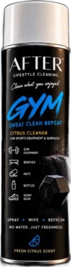 AFTER GYM – Cytrusowa pianka czyszcząca do sprzętu sportowego